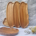 Bela Acacia Wood Tray | Irregular Design with Natural Grain