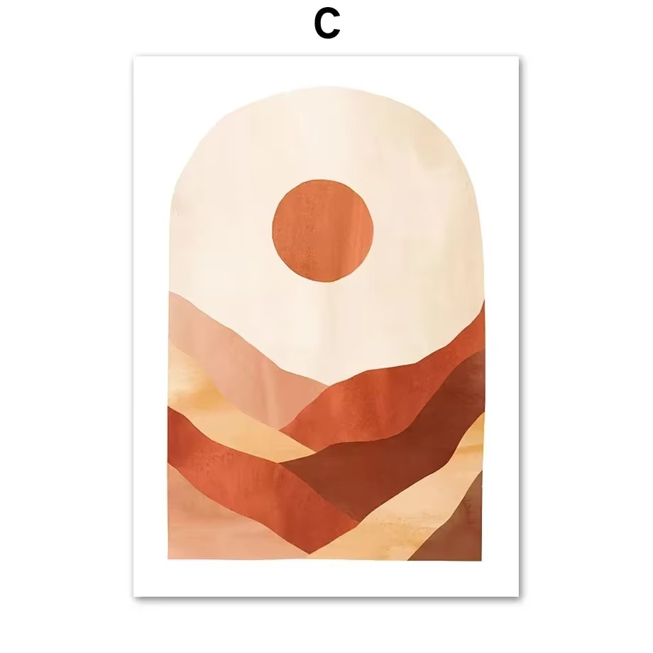 Bohemian Canvas Wall Art – Waterproof Decorative Canvas Print for Unique Home Decor