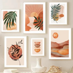 Bohemian Canvas Wall Art – Waterproof Decorative Canvas Print for Unique Home Decor