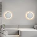 Wall Sconce LED PVC Plate Circular Design Multicolor Wall Mounted