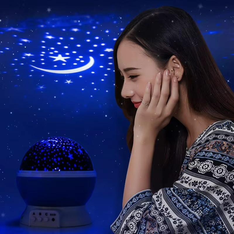 Galaxy Projector Lamp LED 16 Colors USB Powered Remote Control