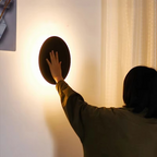 Wall Sconce LED PVC Plate Circular Design Multicolor Wall Mounted