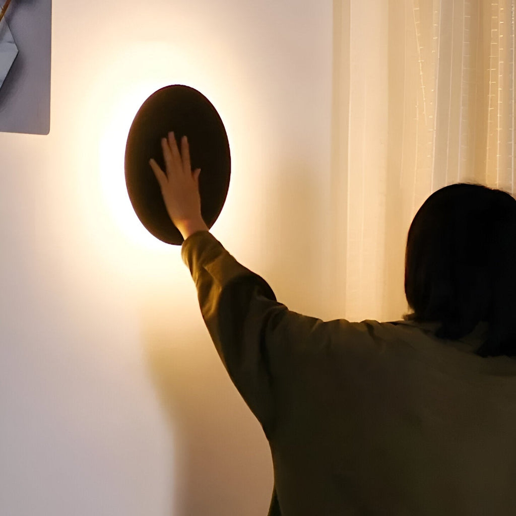 Modern Nordic Round LED Sconce 1-Light