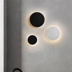 Wall Sconce LED PVC Plate Circular Design Multicolor Wall Mounted