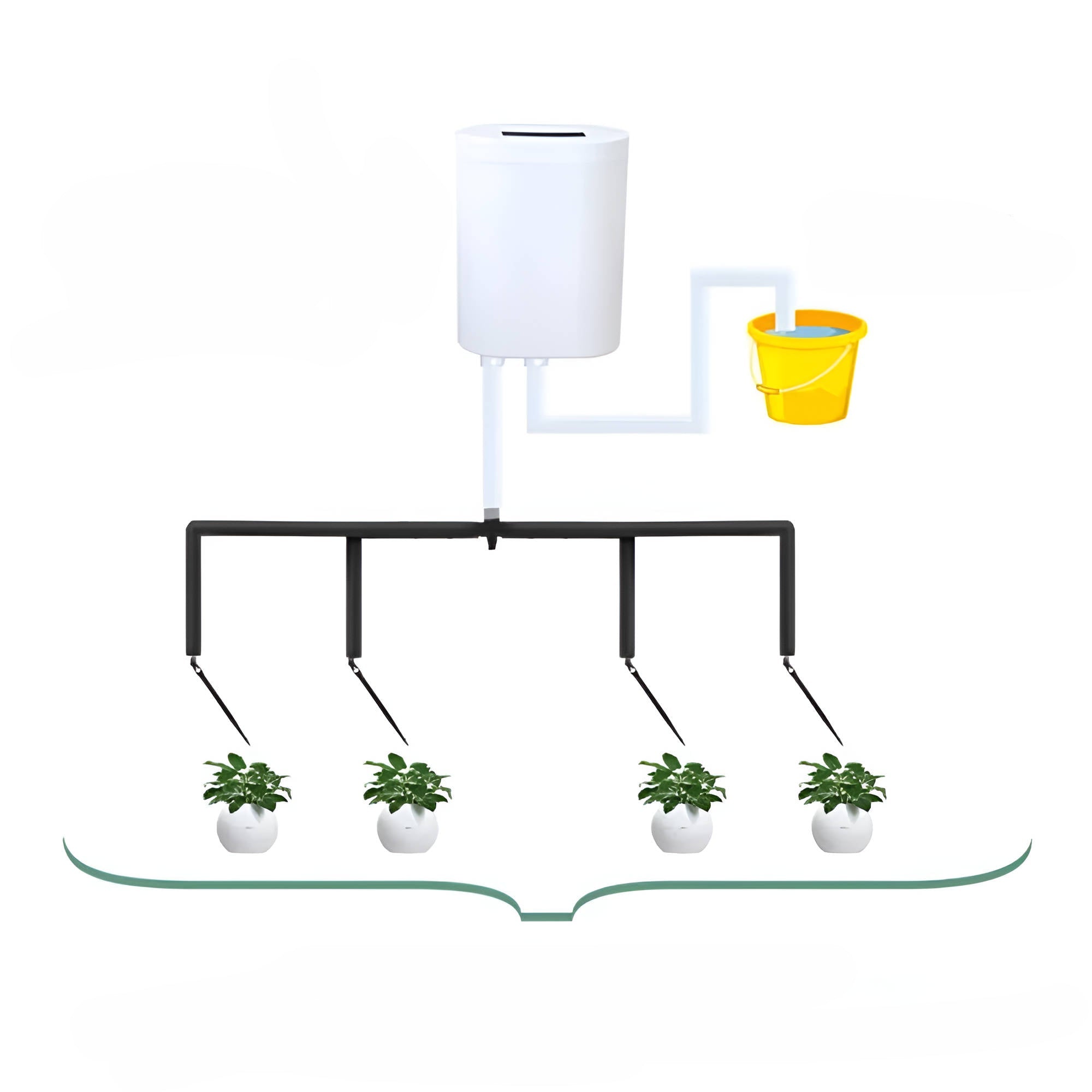 Florava – Automatic watering system with hose for plant pots