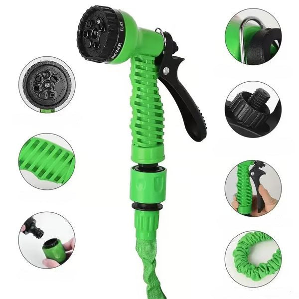 Emonde – Flexible Extendable Garden Hose with Spray Nozzle