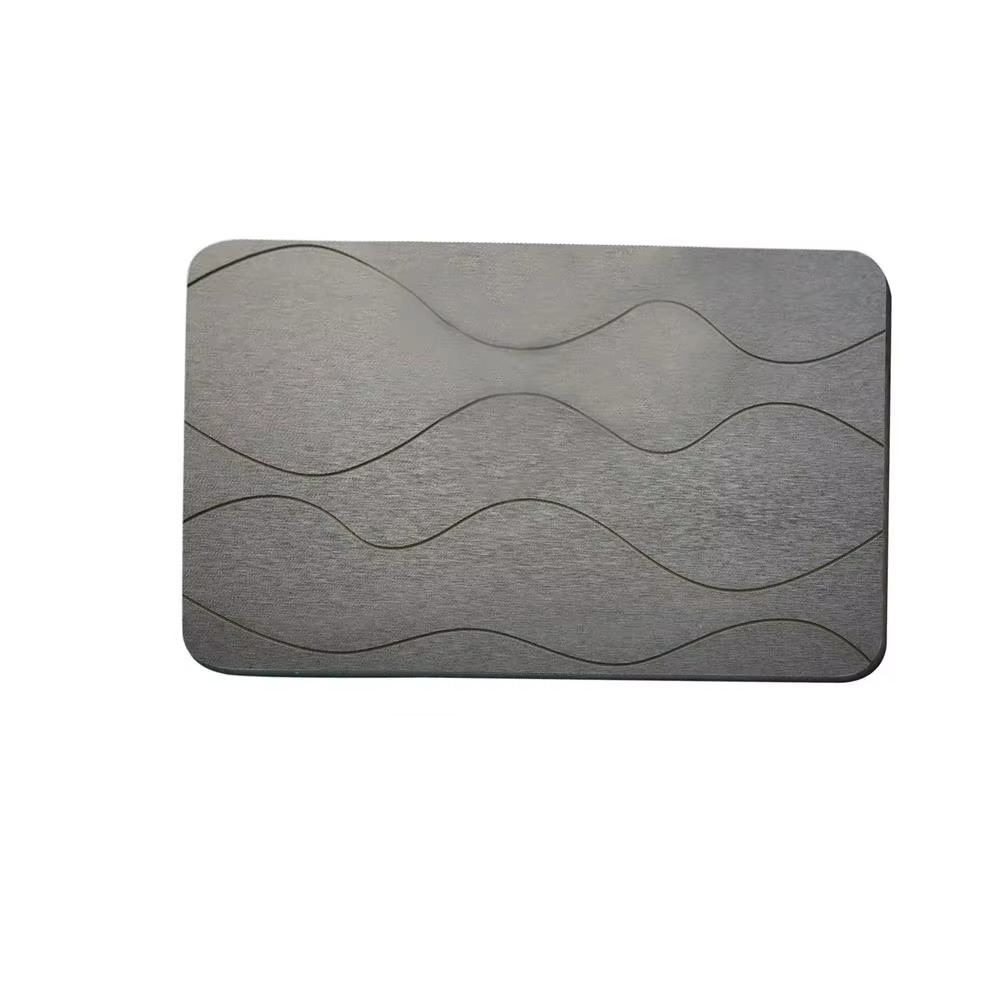 Bath Mat Soft Absorbent Fabric Non Slip Bathroom Rug