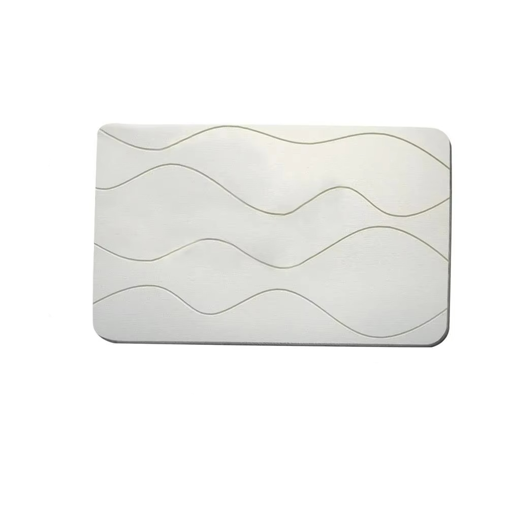 Bath Mat Soft Absorbent Fabric Non Slip Bathroom Rug