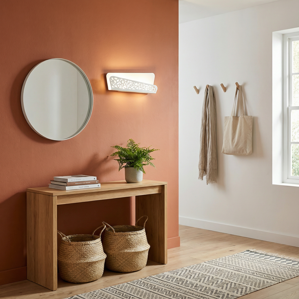 Neravon - Modern White Wall Lamp