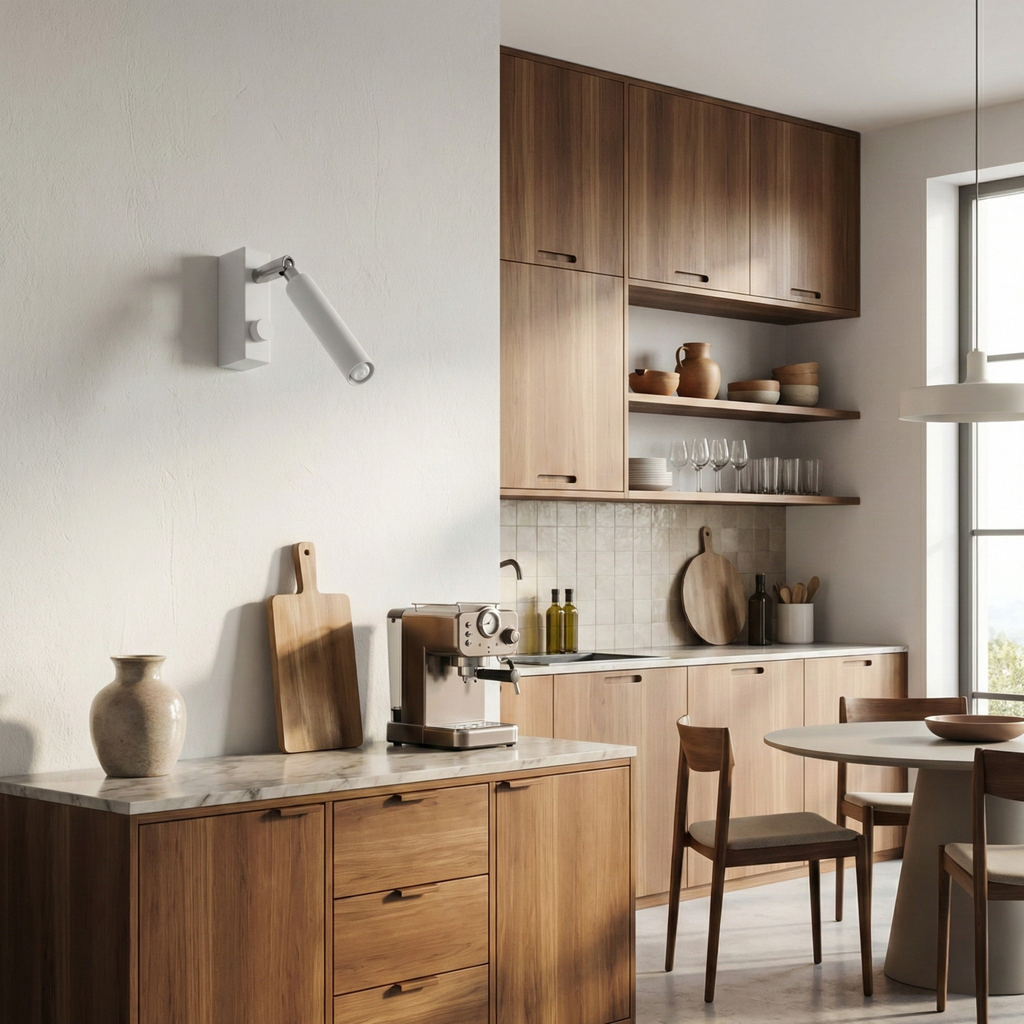Piora - Adjustable White Wall Lamp