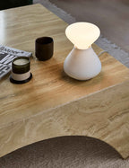 Nora Table Lamp | Dimmable, Porcelain & Glass Design