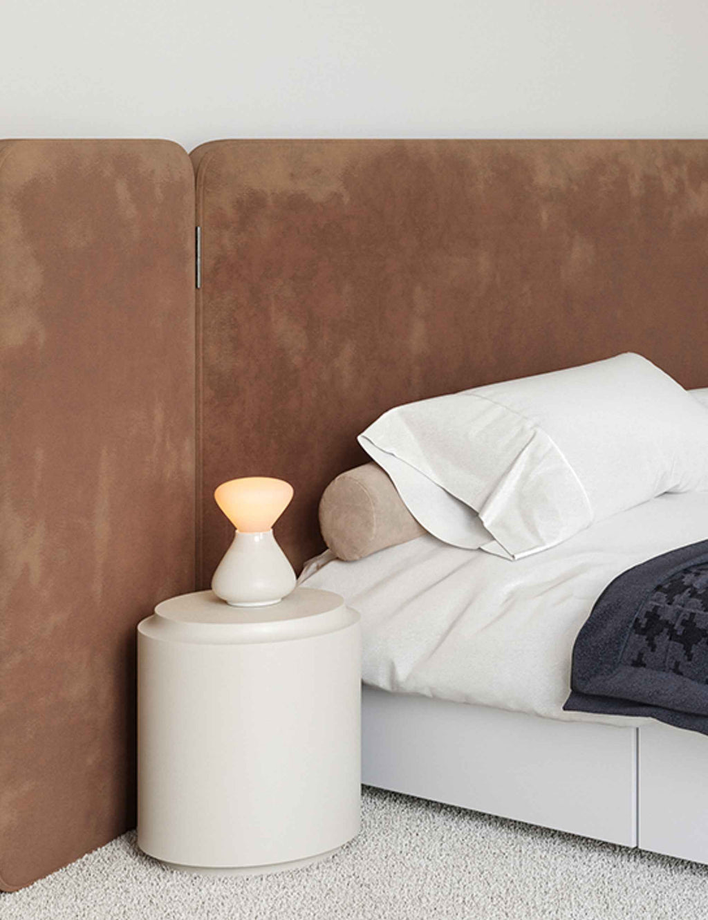 Nora Table Lamp | Dimmable, Porcelain & Glass Design