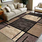 Bela Geometric Area Rug | Modern Non-Slip, Washable Design