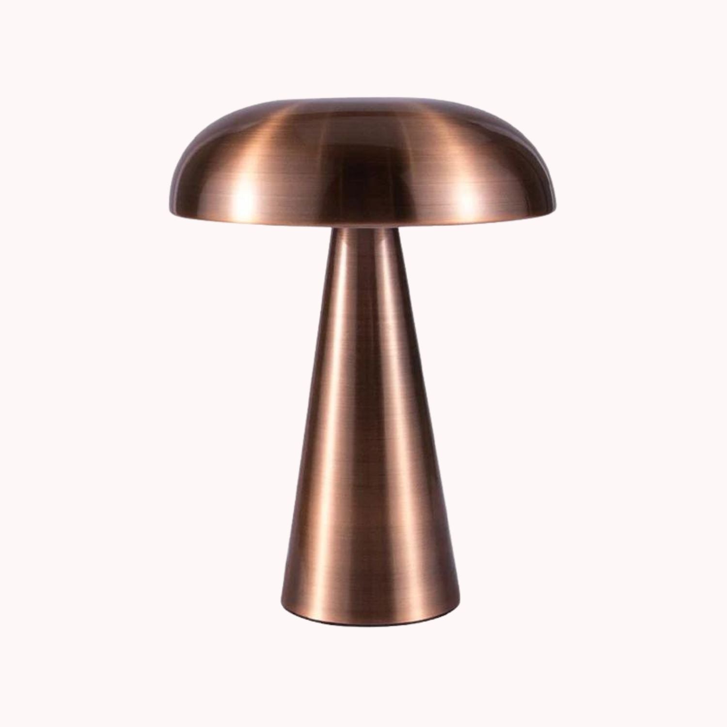Aurora – Rose Gold Modern Rechargeable LED Table Lamp