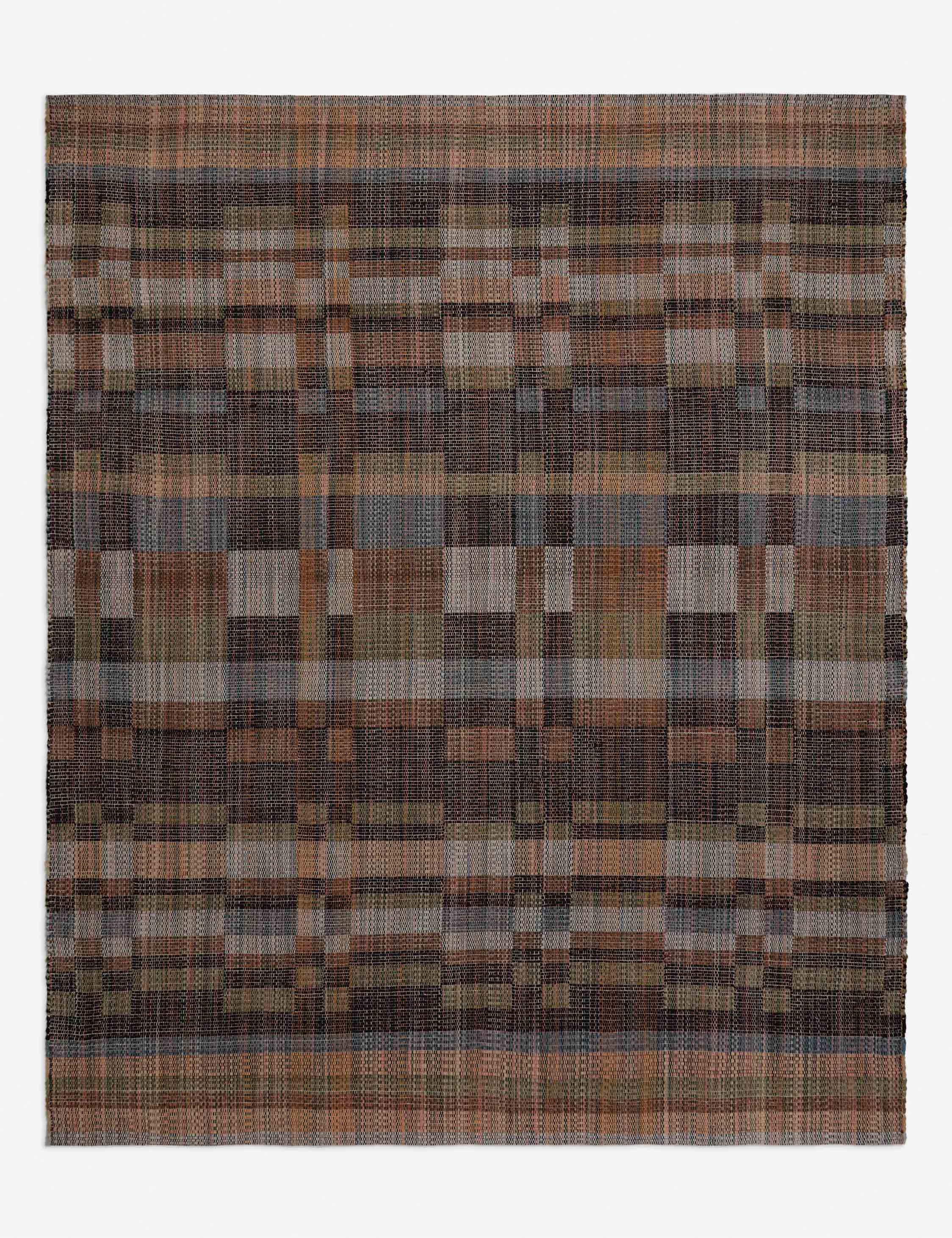 Sora Handwoven Rug | Wool-Blend, Geometric Motif