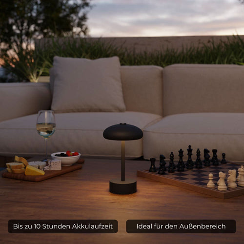 Bela Battery Table Lamp | Dimmable LED, IP54 Outdoor Use