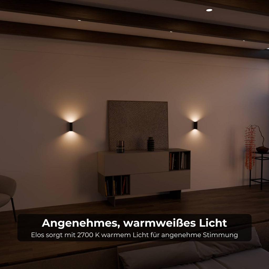 Elara Wall Light | Warm White 2700K, IP54 Rated