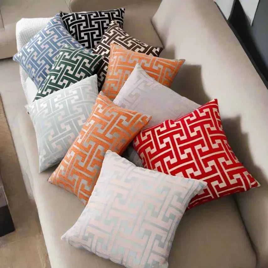 Luxe Jacquard Kussenhoes | Polyester/Katoenmix, 45x45cm