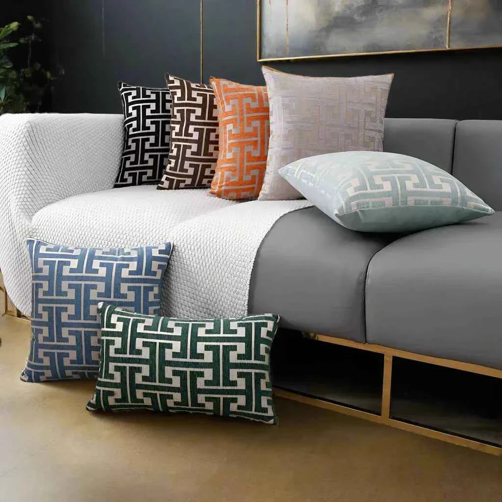 Luxe Jacquard Kussenhoes | Polyester/Katoenmix, 45x45cm
