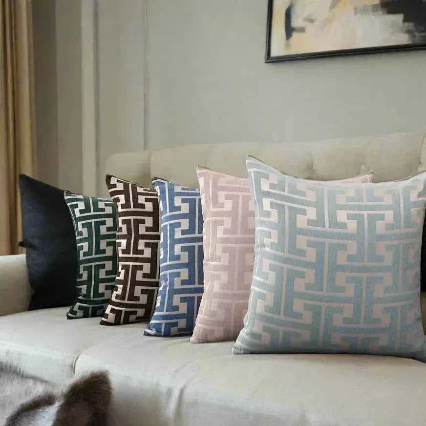 Luxe Jacquard Kussenhoes | Polyester/Katoenmix, 45x45cm