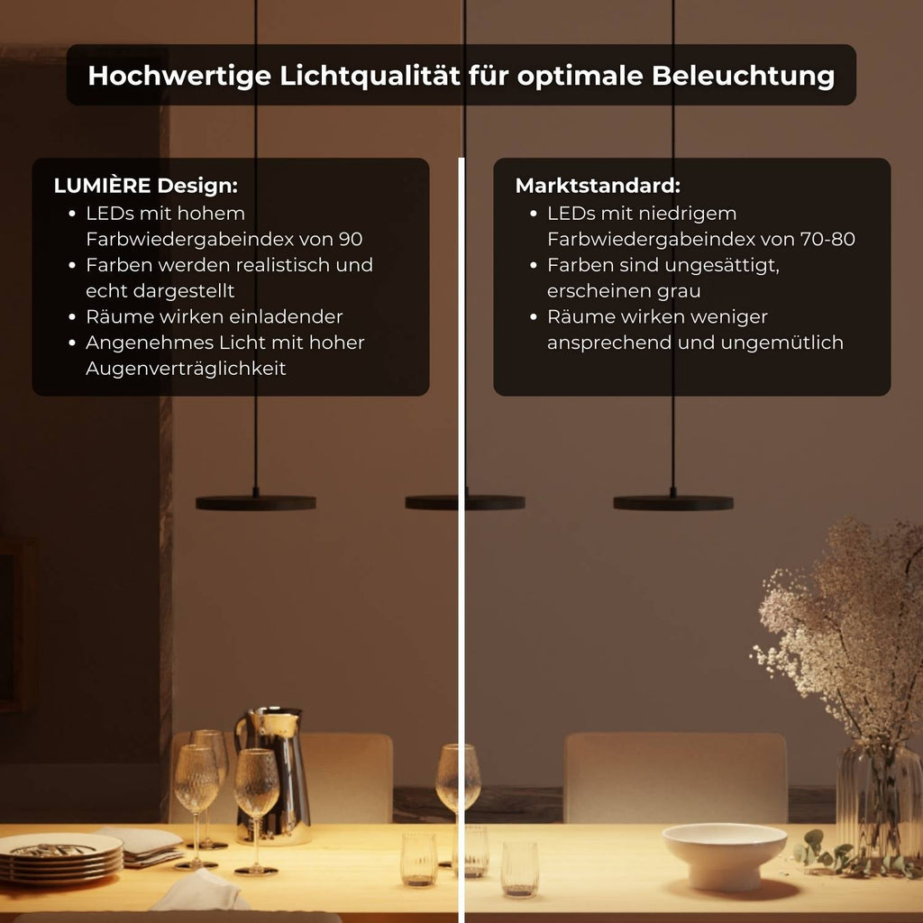 Elysian Pendant Light | Adjustable Warm White, CRI 90