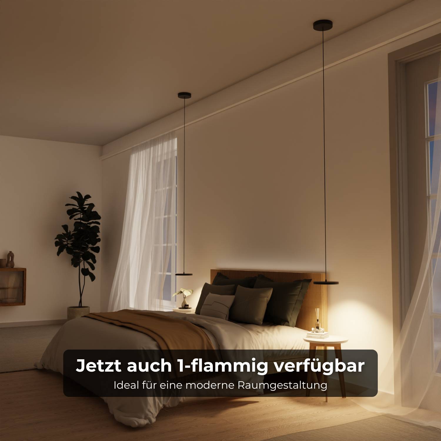 Elysian Pendant Light | Adjustable Warm White, CRI 90