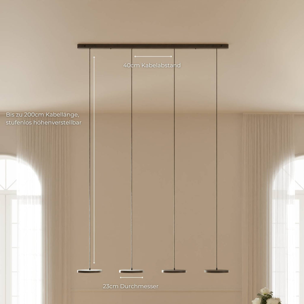 Elysian Pendant Light | Adjustable Warm White, CRI 90