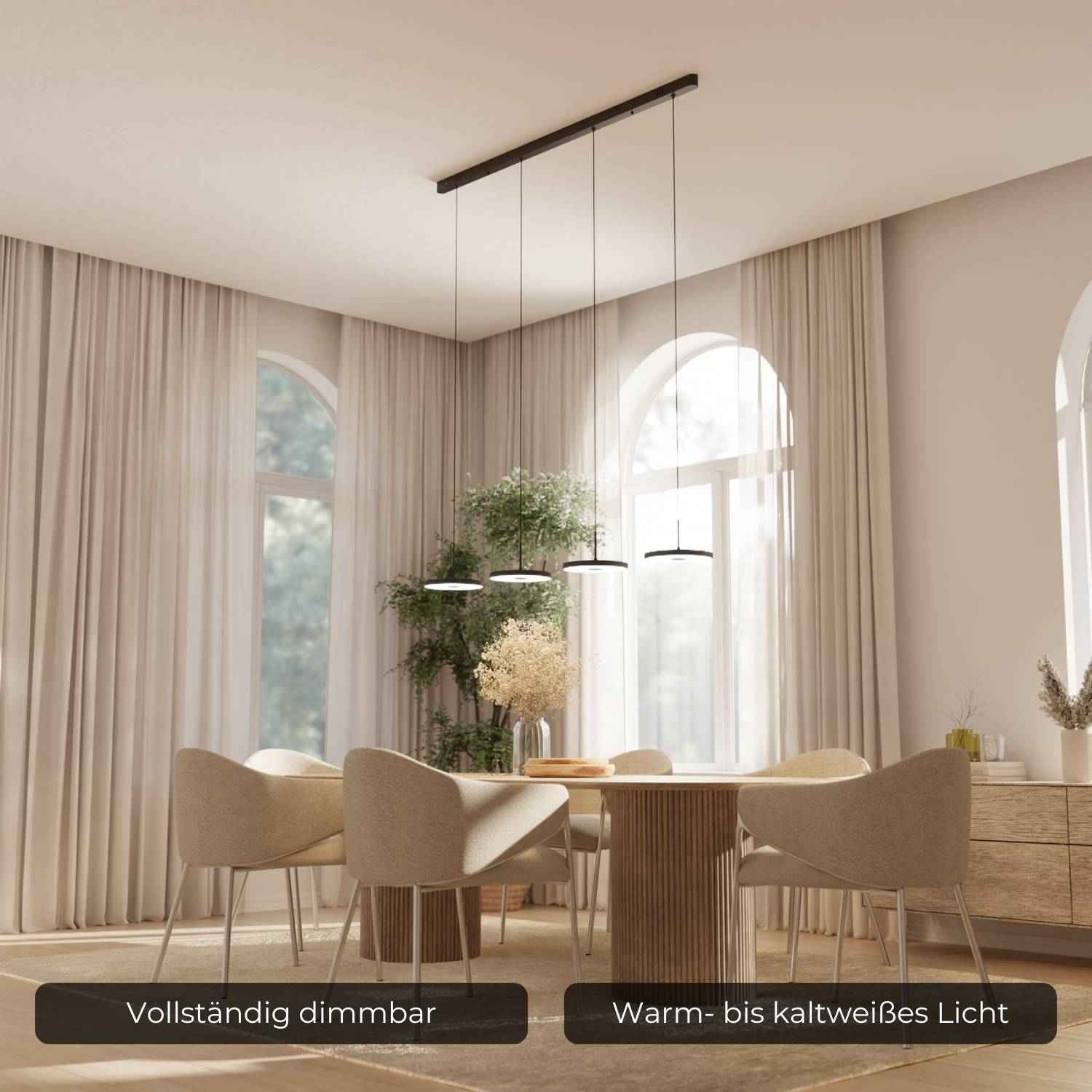 Elysian Pendant Light | Adjustable Warm White, CRI 90