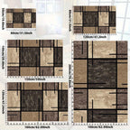 Bela Geometric Area Rug | Modern Non-Slip, Washable Design