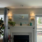 Modern Fabric Wall Sconce 1-Light
