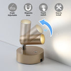 Breezy Magnetic Wall Light | Touch Control, Rechargeable Battery