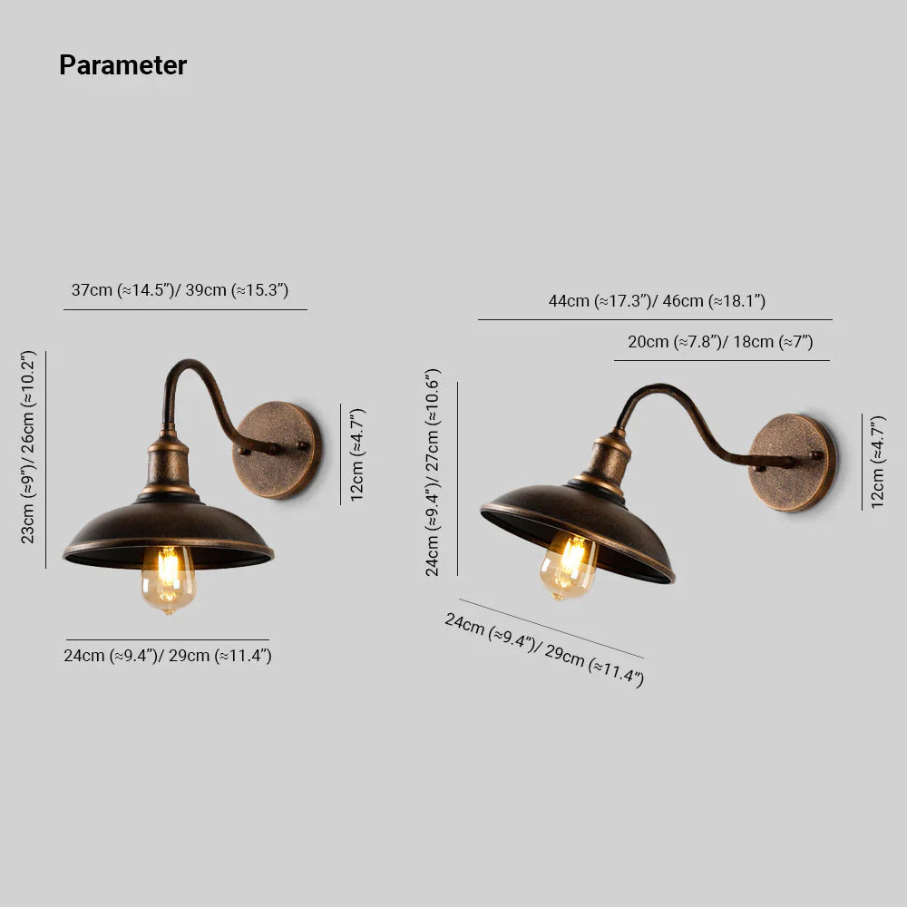 Brix Outdoor Wall Lamp | IP65 Waterproof, Cast Iron