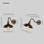 Brix Outdoor Wall Lamp | IP65 Waterproof, Cast Iron
