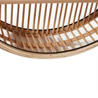 Bela Round Bamboo Shelf | Handmade, Eco-Friendly Wall Organizer