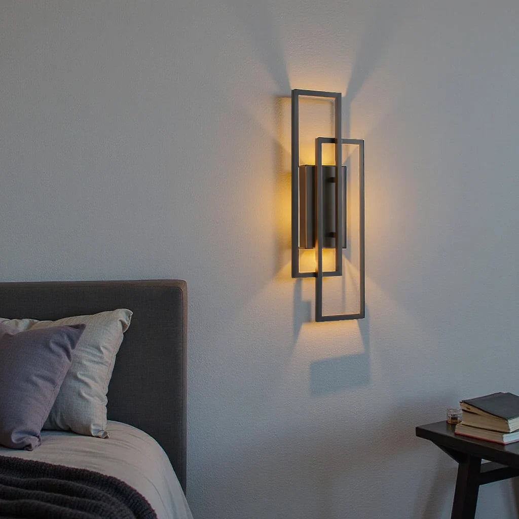 Ocireon - Rectangular Geometric LED Wall Lamp