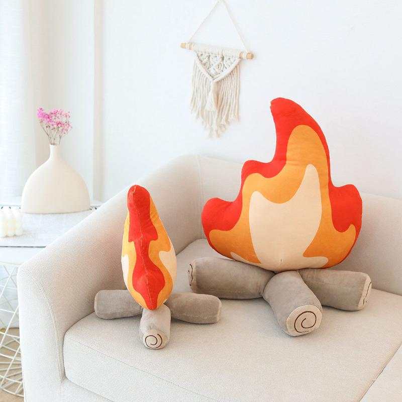 Mirox - Fire Plush Decorative Pillow