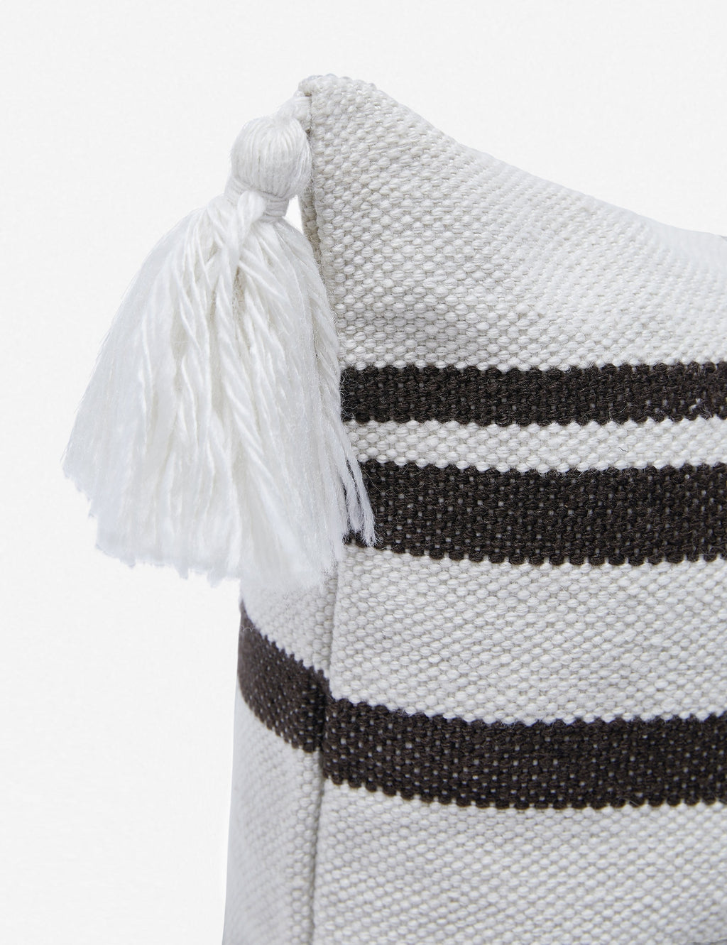 Fino Decorative Pillow | Weather-Resistant, Tasseled Corners