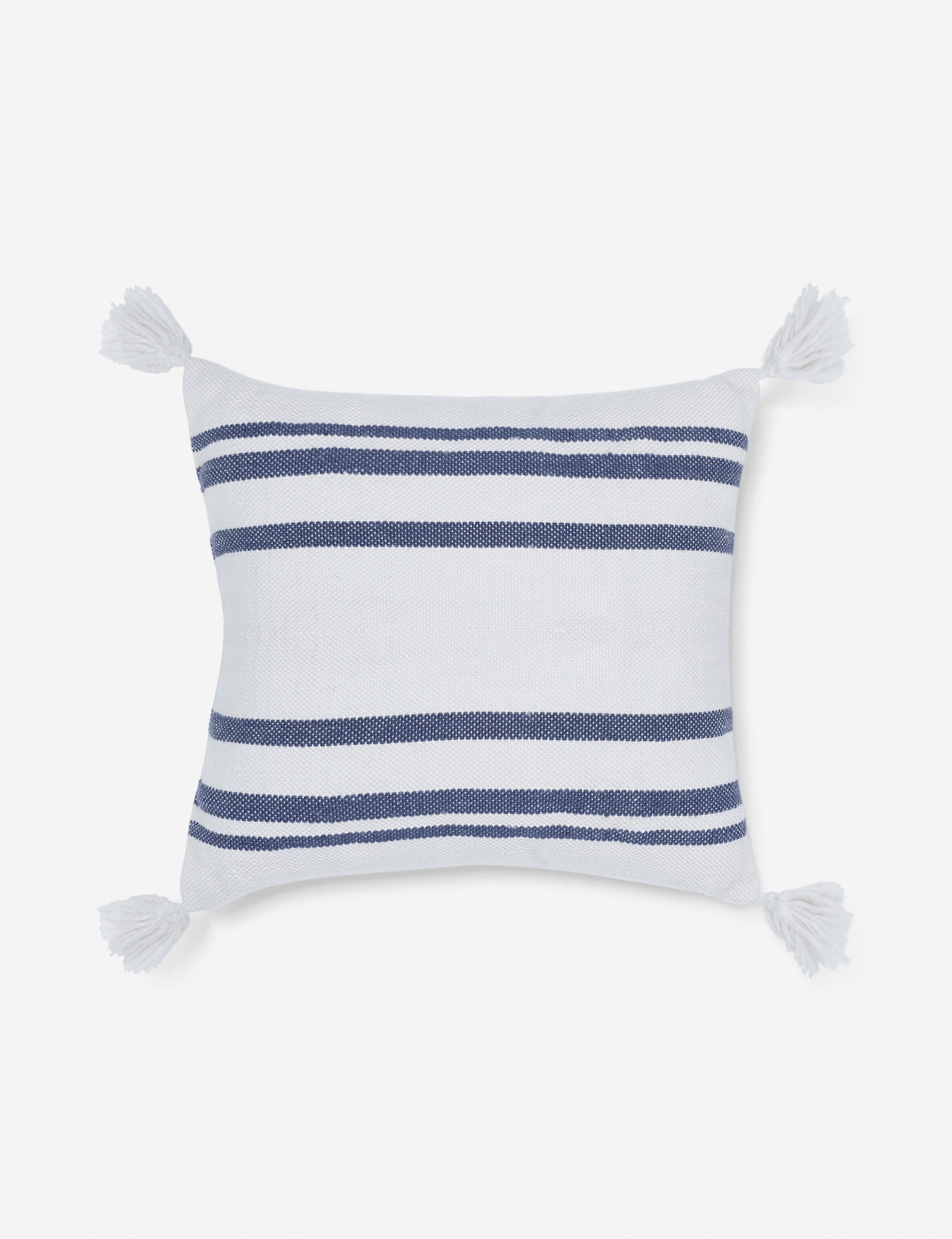 Fino Decorative Pillow | Weather-Resistant, Tasseled Corners
