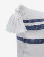 Fino Decorative Pillow | Weather-Resistant, Tasseled Corners