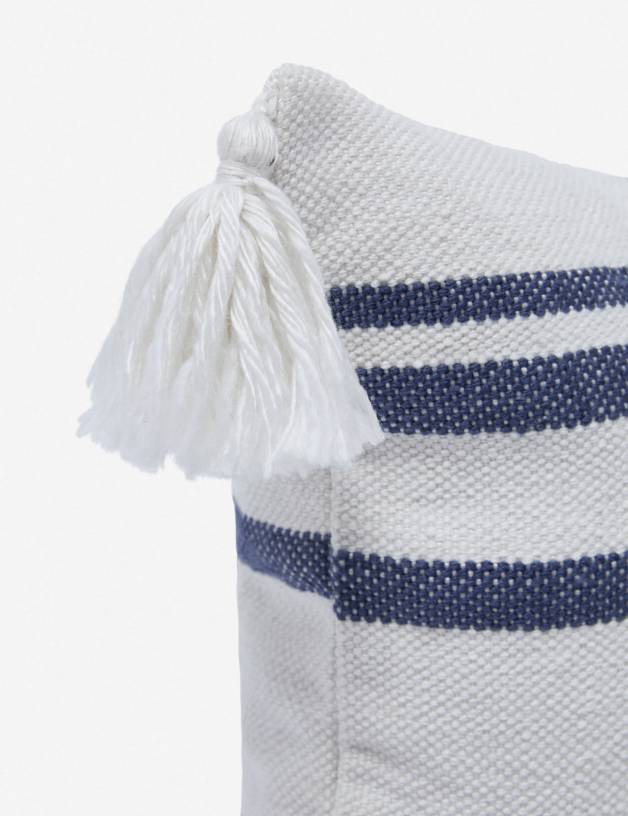 Fino Decorative Pillow | Weather-Resistant, Tasseled Corners