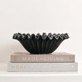 Bela Ceramic Fruit Bowl | Organic Design, High-Quality Black Finish