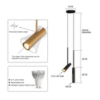 Nysaia - Modern LED Hanging Lamp Bedroom