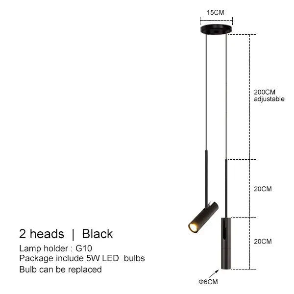 Nysaia - Modern LED Hanging Lamp Bedroom