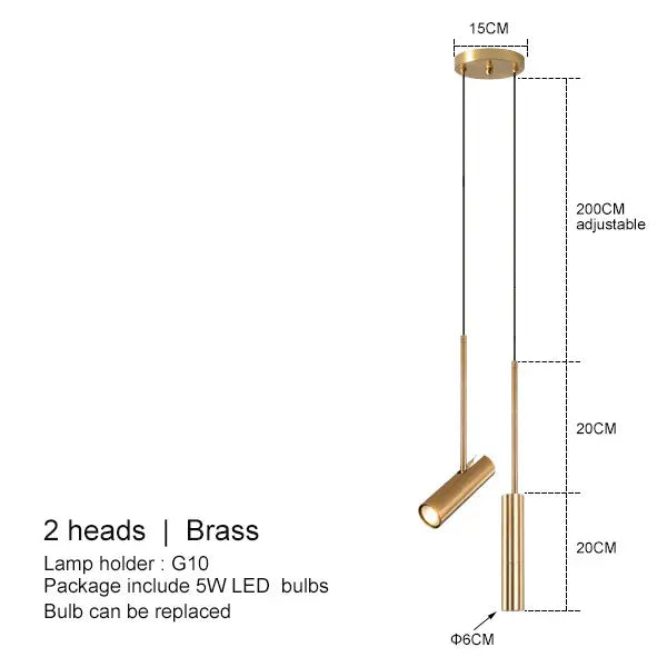 Nysaia - Modern LED Hanging Lamp Bedroom