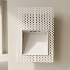 Nordic Stainless Steel LED Wall Sconce with Sensor for Staircases and Hallways – Energy-Efficient Wall Light