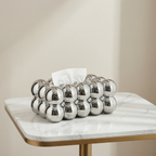 Contemporary Ceramic Tissue Box Cover with Bubble Design – Stylish and Durable Tissue Paper Box Holder for Home Decor