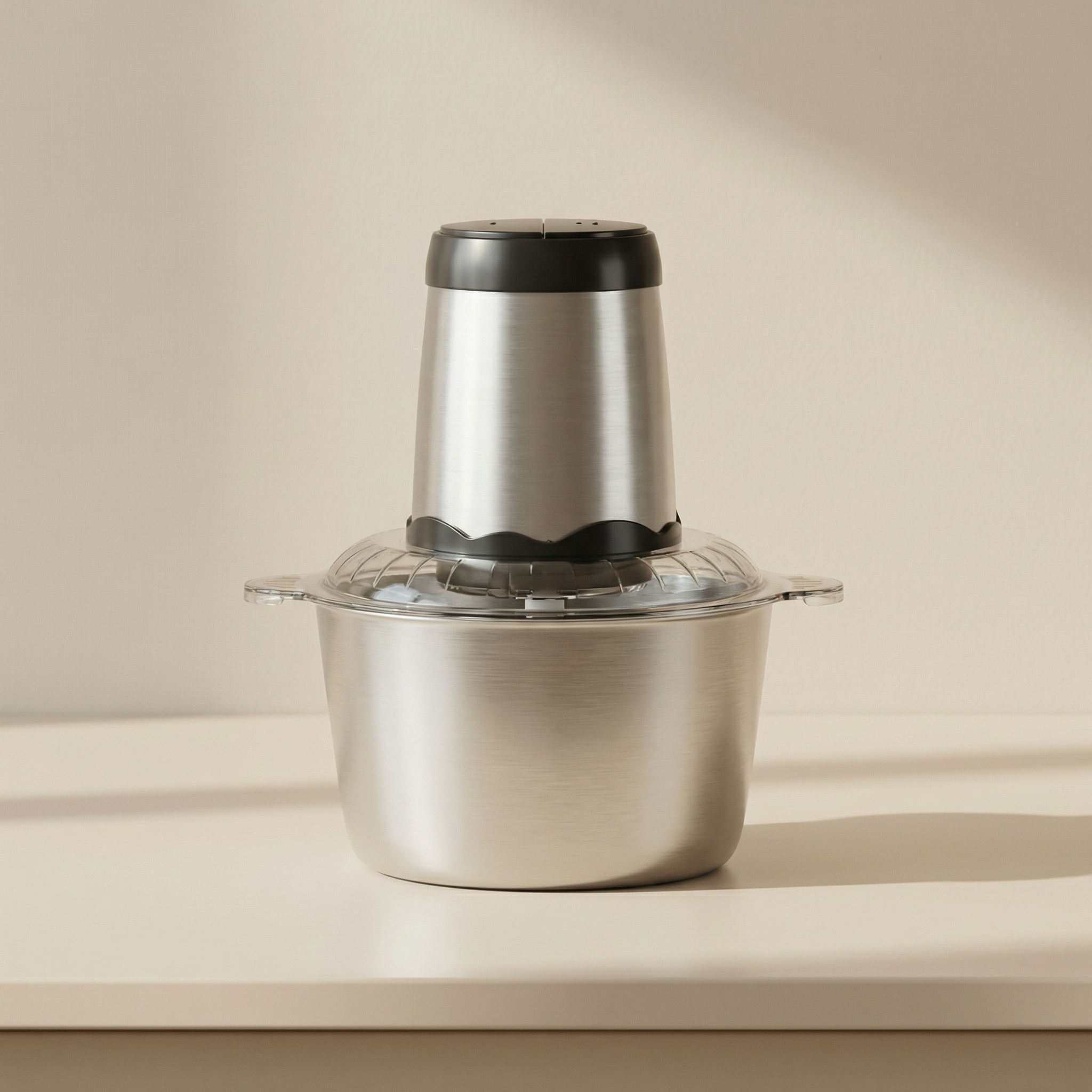 Food Chopper, 300W Motor, Stainless Steel Bowl, Dual-Speed Control