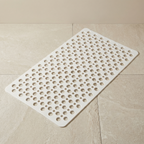 Non-Slip Shower Mat with 100 Suction Cups and 250 Drain Holes – Quick-Dry Bath Mat for Bathroom Safety