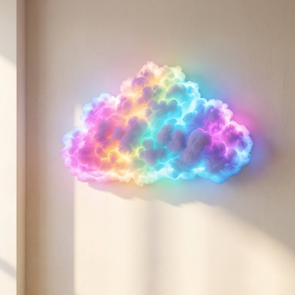 Customizable DIY Cloud Lights – Multicolor LED Thundercloud Decoration for Unique Room Atmosphere, USB Powered