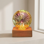 Colorful Glass Ball LED Table Lamp - Modern Design for Any Room